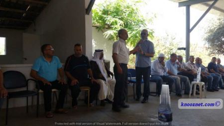  عقد راية الصلح في ديوان آل الجاروشي بين عائلات أبو عبيد وأبو القيعان 
